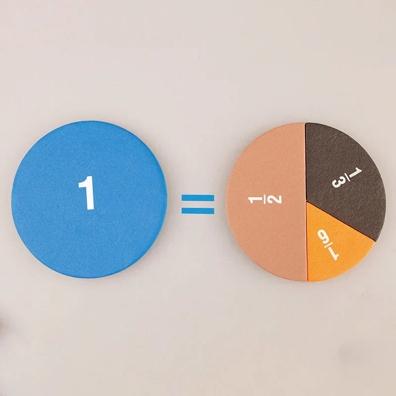 Colorful EVA Fraction Learning Set